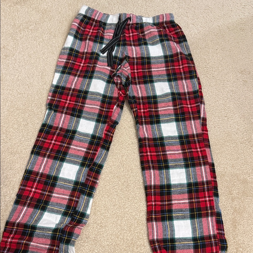 Cozy Red Plaid Pajama Pants
